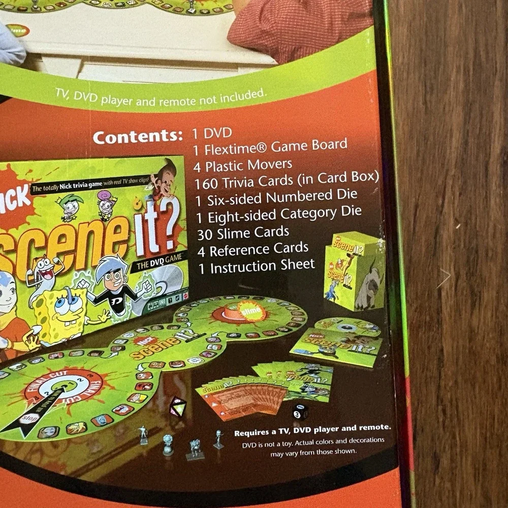 Nick Scene It? 2006 DVD Game Complete Nickelodeon SpongeBob Avatar Danny Phantom